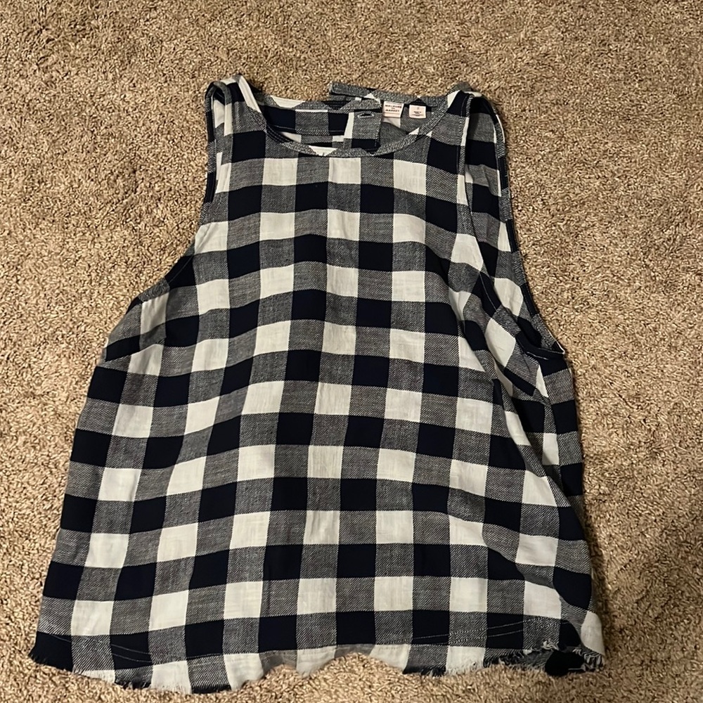 Melrose and Market Buffalo Plaid Tank